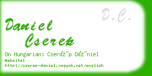 daniel cserep business card
